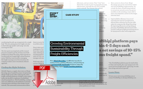 Download Case Study: Growing Environmental Sustainability Through Freight Efficiencies