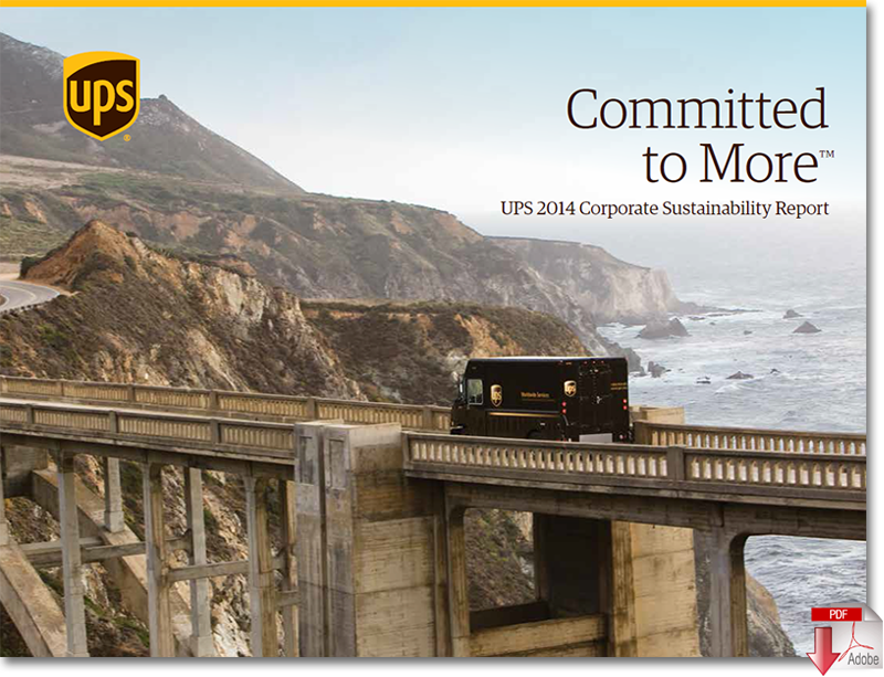 Download: UPS’s 13th annual Sustainability Report