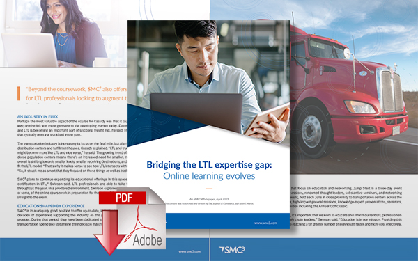 Download Bridging the Less-than-Truckload Expertise Gap with Online Education & Learning