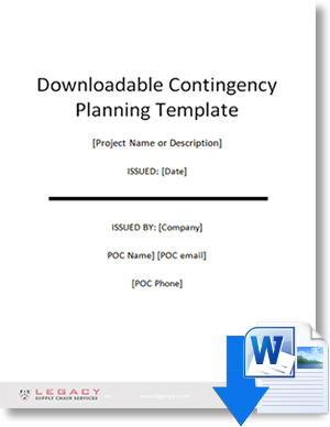 Download: Warehouse Contingency Planning Template
