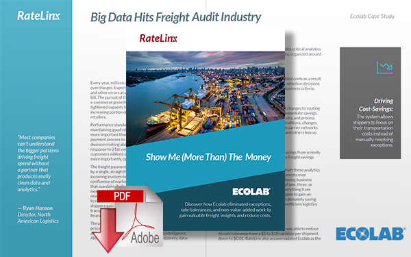 Download Focusing on Transportation Costs Instead of Manually Resolving Freight Exceptions