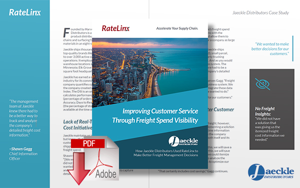 Download Improving Customer Service Through Freight Spend Visibility