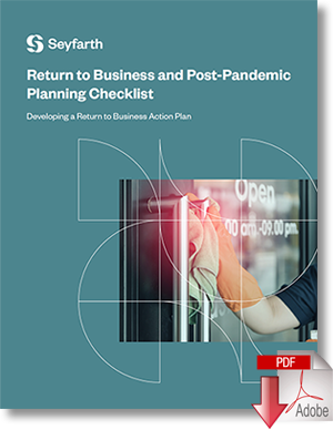 Download: Return to Business and Post-Pandemic Planning Checklist