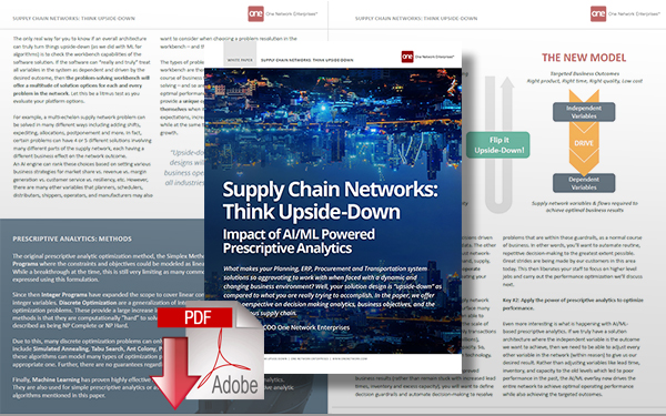 Download Supply Chain Networks: Impact of Artificial Intelligence Machine Learning Prescriptive Analytics