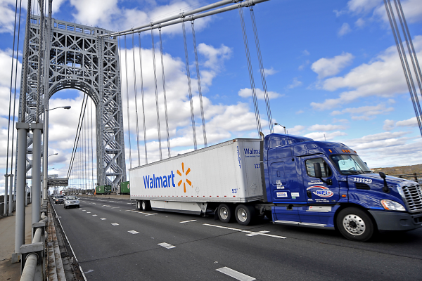 Walmart's Route Optimization tool leverages AI to optimize driving routes, pack trailers efficiently, and minimize miles traveled. 