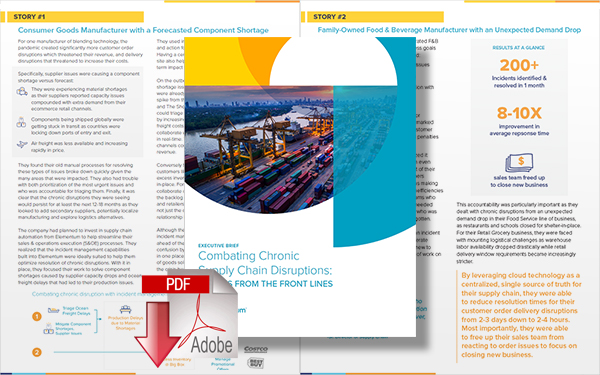 Download Combating Chronic Supply Chain Disruptions: Stories from the Front Lines