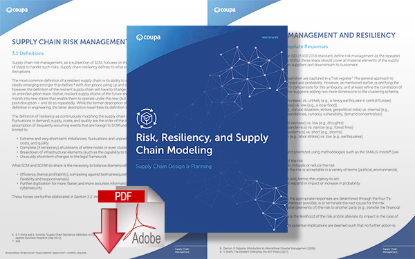 Download Risk, Resiliency, and Supply Chain Modeling