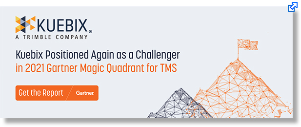 Download a complimentary copy of the 2021 Magic Quadrant for Transportation Management Systems