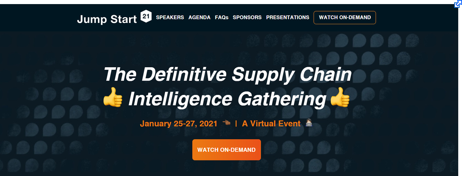 The Definitive Supply Chain Intelligence Gathering - Virtual Event - WATCH ON-DEMAND