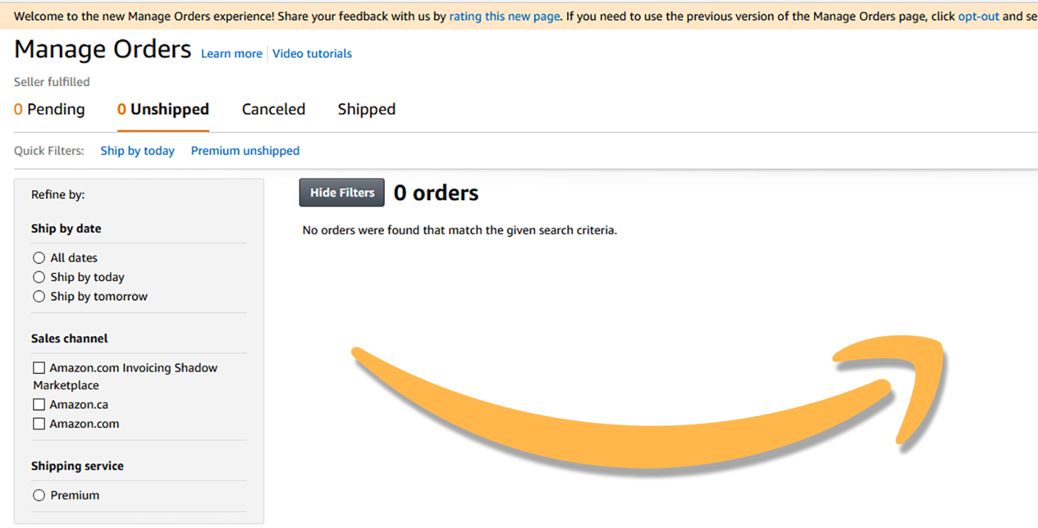 Managing Amazon Orders