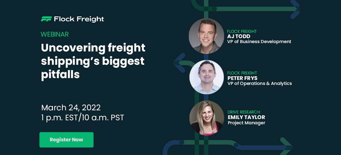 Register for Webinar Uncovering Freight Shipping’s Biggest Pitfalls