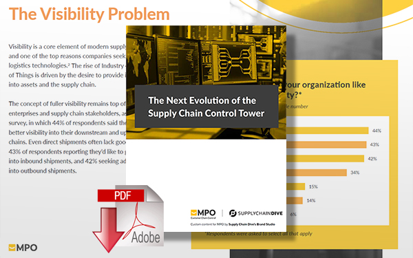 Download The Next Evolution of the Supply Chain Control Tower