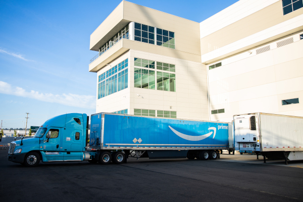 Amazon is opening up its supply chain capabilities to other companies, even offering to pick up merchandise at facilities. 
