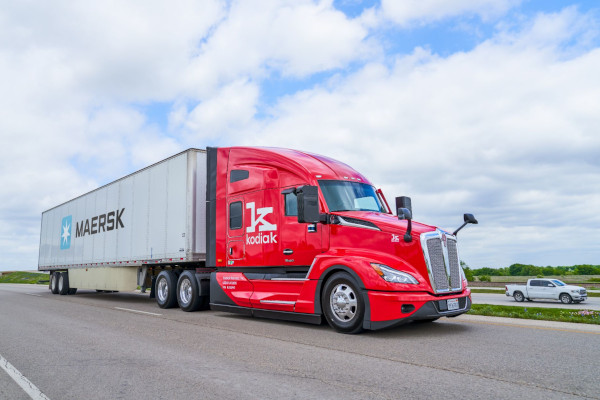 A partnership between Maersk and Kodiak Robotics brings the first commercial trucking lane between Houston and Oklahoma City to fruition as self-driving truck testing programs continue to grow.