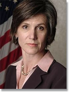 Deputy U.S. Attorney General Sally Yates