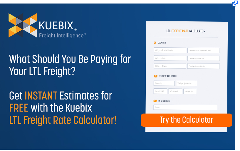 Kuebix Freight Rate Calculator