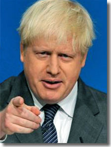 The Mayor of London, Boris Johnson