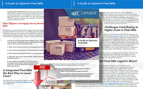 Download A Guide to Optimize The Final Mile