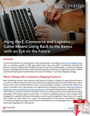 Acing the E-Commerce and Logistics Game Means Going Back to the Basics with an Eye on the Future