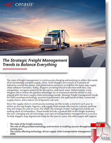 Download 2020 Strategic Freight Management Trends