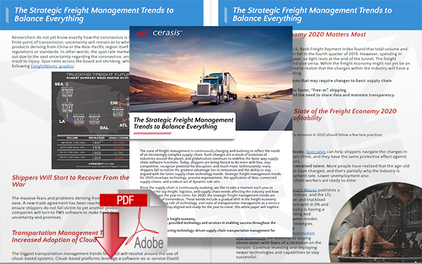 Download 2020 Strategic Freight Management Trends