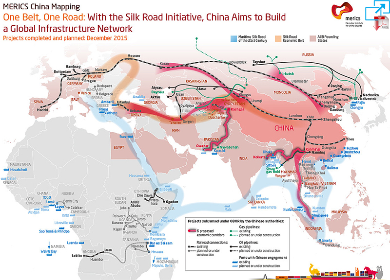 China Mapping Silk Road Initiative