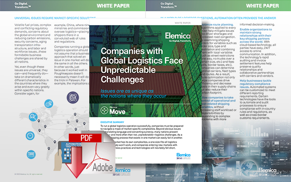 Download Companies with Global Logistics Face Unpredictable Challenges