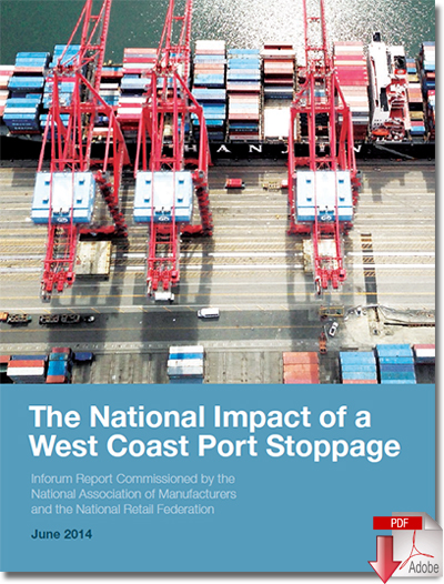 The National Impact of a West Coast Port Stoppage