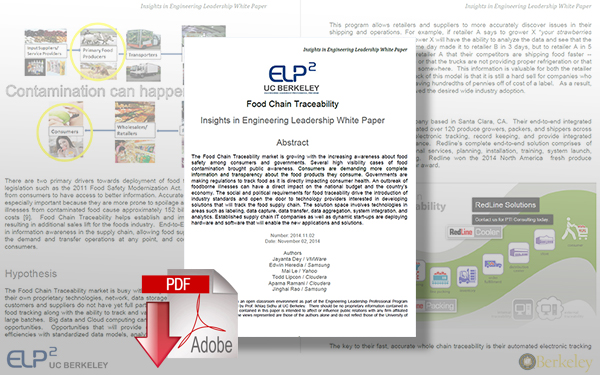 Download Food Chain Traceability: Insights in Engineering Leadership
