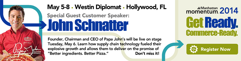 Papa John’s John Schnatter to speak at Momentum 2014!