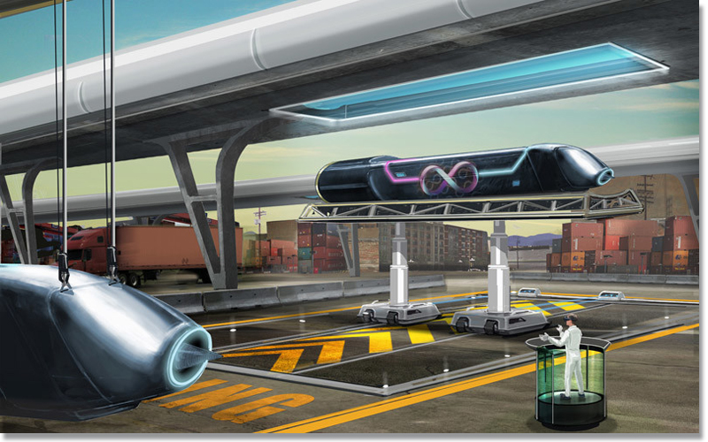 Hyperloop One’s on-demand transportation system