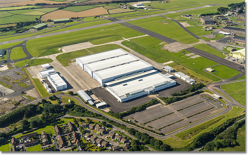 Aston Martin's new St Athan, Glamorgan, Wales, manufacturing facility