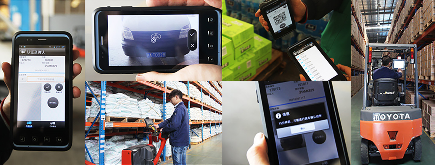 Real-time Management from Warehouse to Logistics Fleets