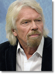 Sir Richard Branson, founder of the Virgin Group