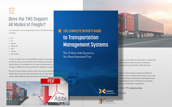 Download The Complete Buyer’s Guide to Transportation Management Systems