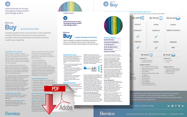 Download The Elemica BUY | Supplier Management Solutions