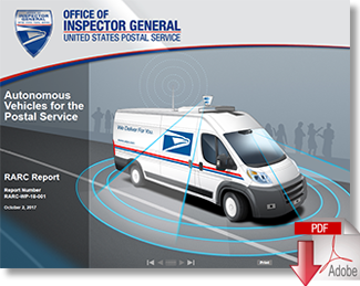 Download the Report: Autonomous Vehicles for the Postal Service