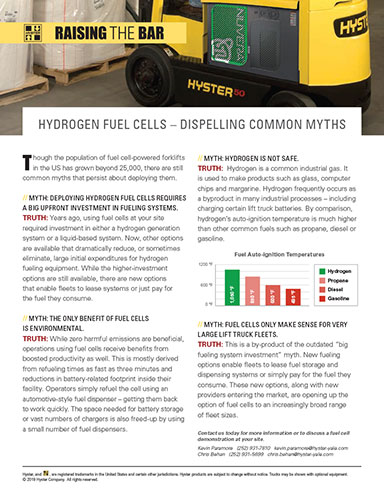 Hydrogen Fuel Cells Dispelling Common Myths Supply Chain 24 7 Paper