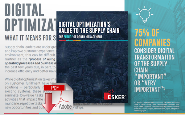 Download Digital Optimization’s Value to the Supply Chain