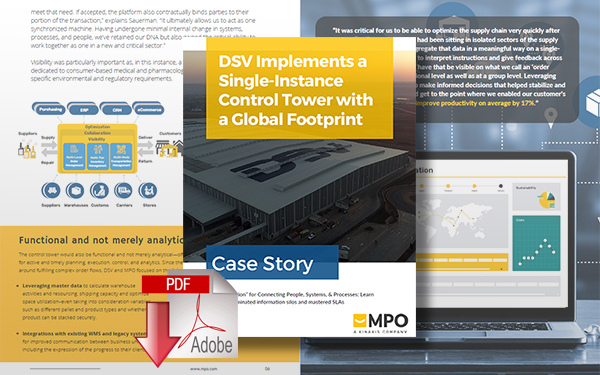 Download DSV Implements a Single-Instance Control Tower with a Global Footprint