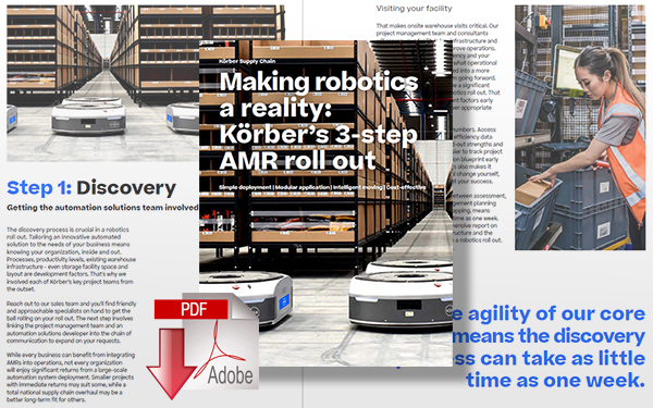 Download Making Robotics a Reality: Körber’s 3-Step AMR Roll Out