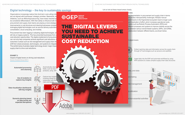 Download The Digital Levers You Need To Achieve Sustainable Cost Reduction