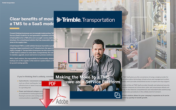 Download Making the Move to a Transportation Management System Software-as-a-Service Platform