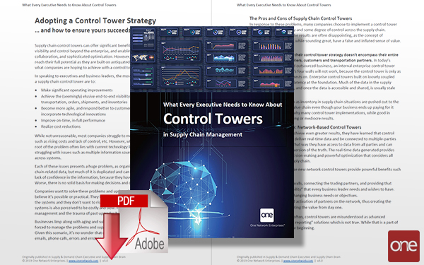 Download What Every Executive Needs to Know About Control Towers in Supply Chain Management